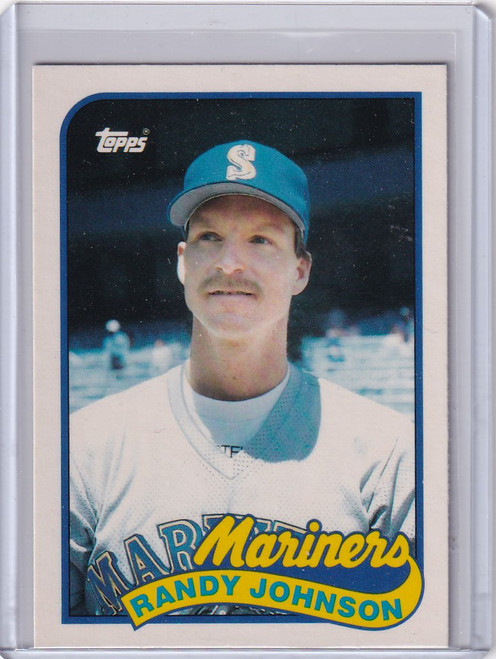 1989 Topps Traded #57T Randy Johnson Seattle Mariners