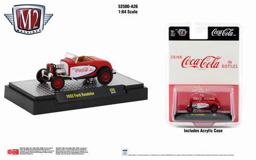 M2 Machines Coca-Cola Release A26 1932 Ford Roadster