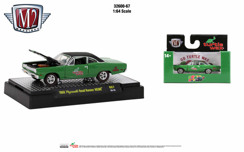 M2 Machines 1:64 Auto Trucks 1969 Plymouth Road Runner Hemi Release 67