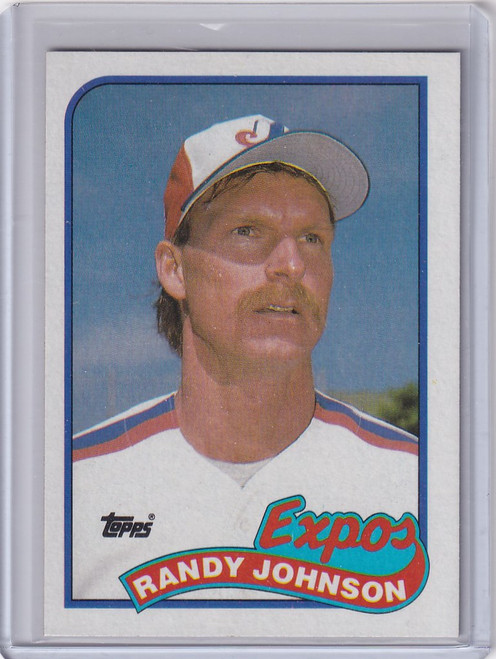 1989 Topps #647 Randy Johnson Montreal Expos