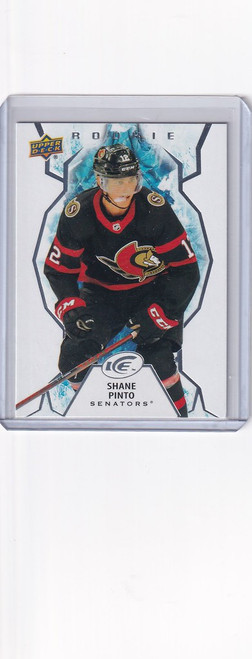 2021-22 Upper Deck Ice #142 Shane Pinto Ottawa Senators