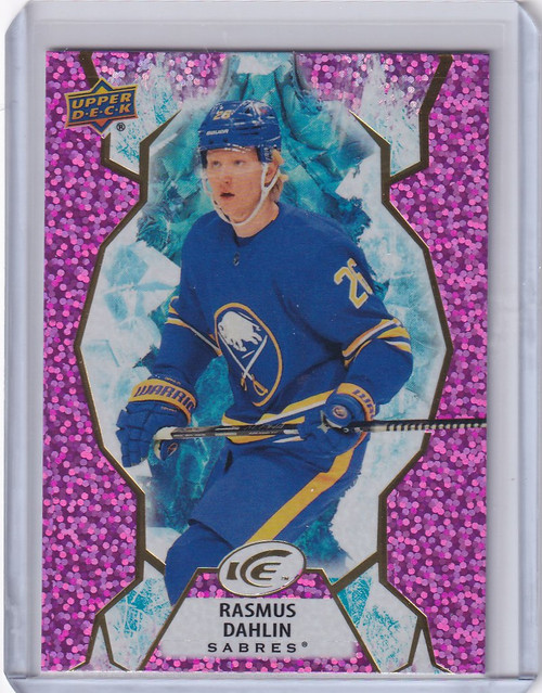 2021-22 Upper Deck Ice Lavender #31 Rasmus Dahlin Buffalo Sabres