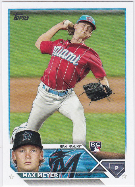 2023 Topps #388 Max Meyer RC Miami Marlins