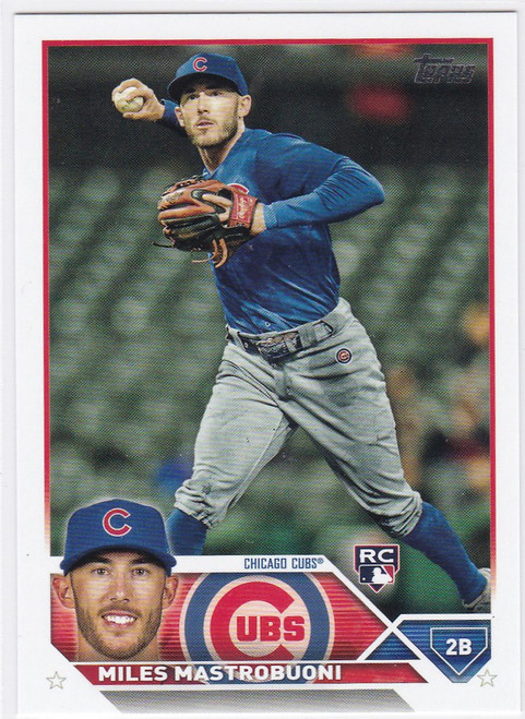 2023 Topps #592 Miles Mastrobuoni RC Chicago Cubs