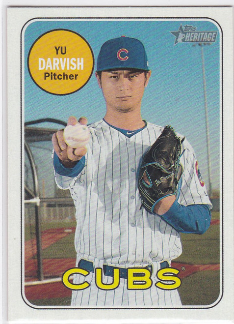 2018 Topps Heritage High Number#707 YU Darvish Chicago Cubs