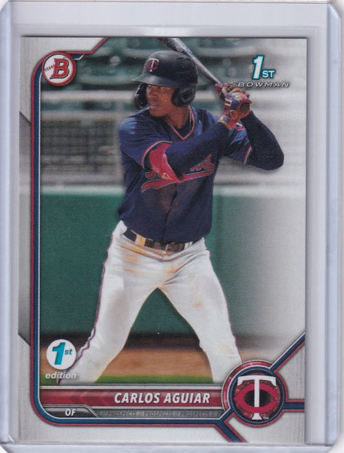 2022 Bowman 1st Edition #BPPF-1 Carlos Aguiar Minnesota Twins