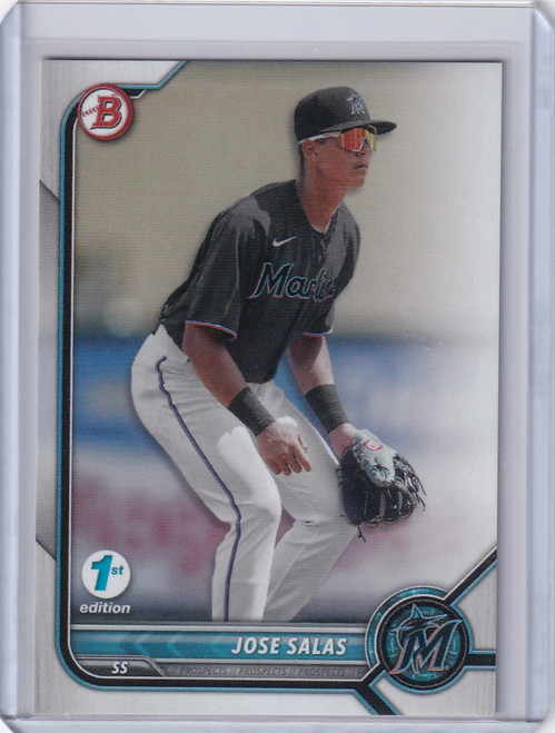 2022 Bowman 1st Edition #BPPF-30 Jose Salas Miami Marlins