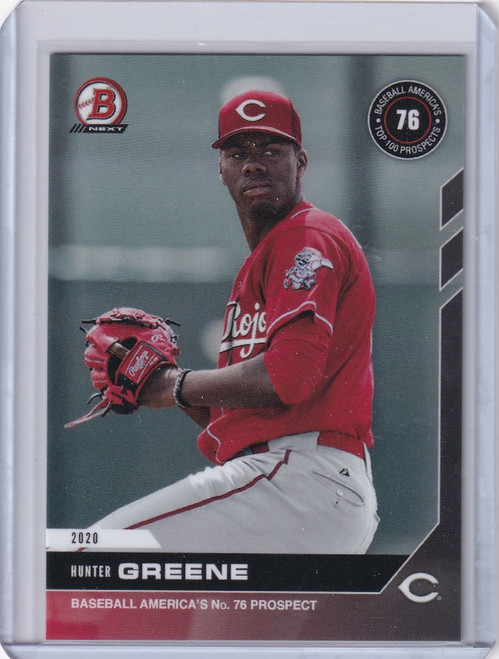 2020 Bowman Next #T25 Hunter Greene Cincinnati Reds