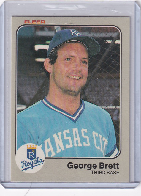 1983 Fleer #108 George Brett Kansas Ciry Royals