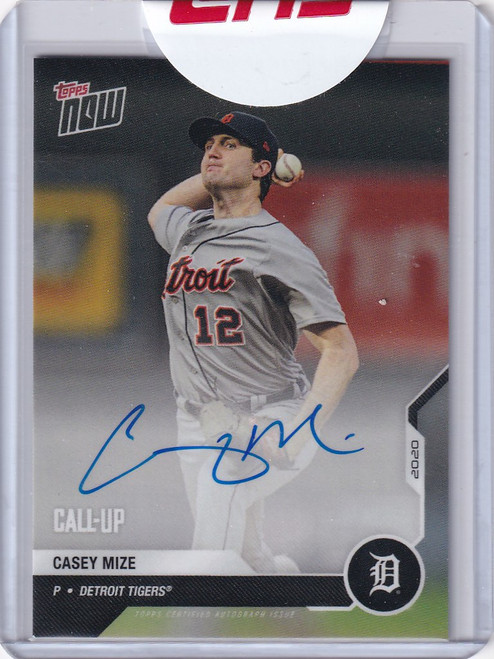 2022 Topps Chrome Pink #162 Casey Mize - Detroit Tigers