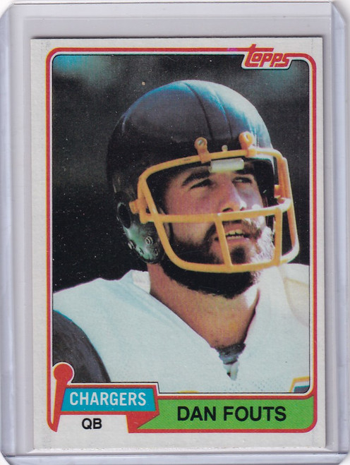 1981 Topps #265 Dan Fouts QB Los Angeles Chargers