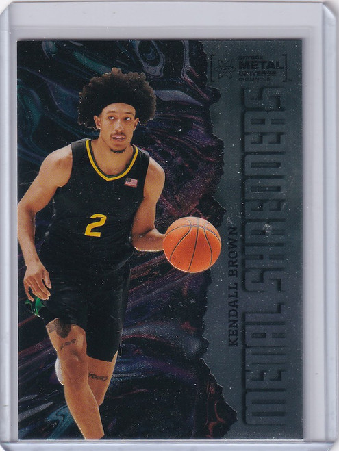 2022 Skybox Metal Universe Champions Metal Shredders 146 Kendall Brown