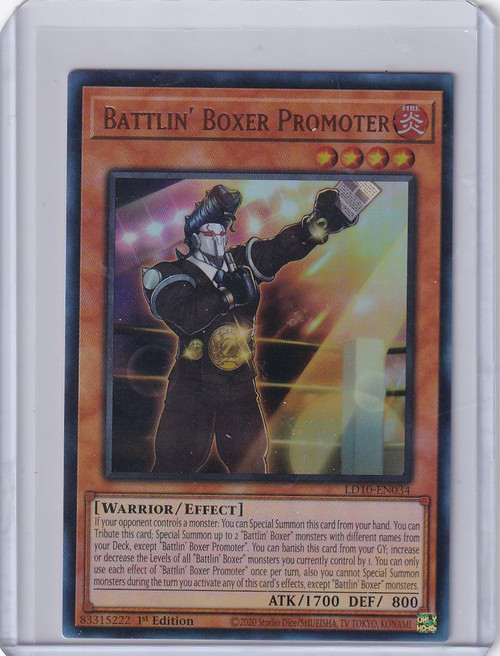 YuGiOh Legendary Duelists: Soulburning Volcano Battlin' Boxer Promoter