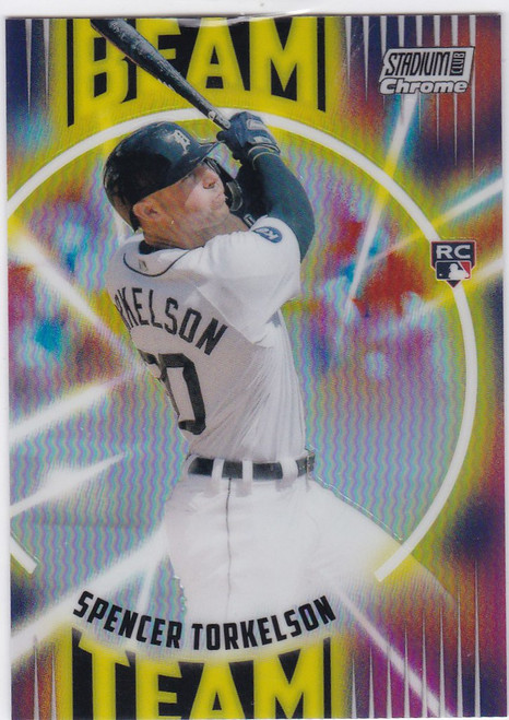 2022 Topps Stadium Club #BT-22 Spencer Torkelson RC Beam Team Detroit Tigers