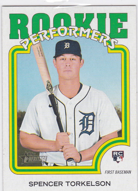 2022 Topps Heritage #RP-2 Spencer Torkelson RC Detroit Tigers