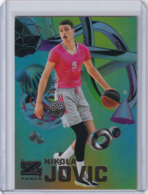 2022 Skybox Metal Universe Champions Z-Force Z-12 Nikola Jovic