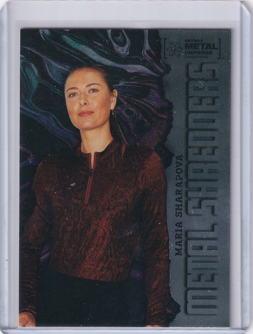 2022 Skybox Metal Universe Champions Metal Shredders 115 Maria Sharapova