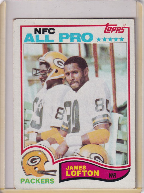 1982 Topps #364 James Lofton Green Bay Packers