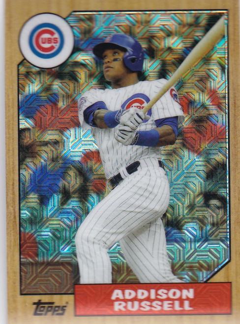 2017 Topps Addison Russell #87-ARU 1987 Retro Silver Pack -- Cubs