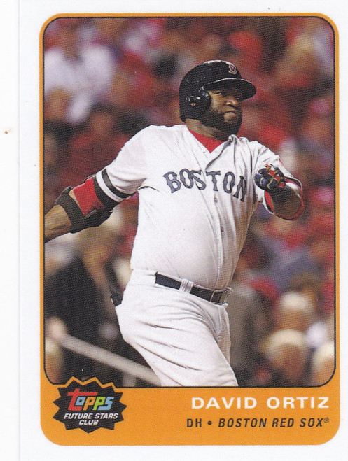 2020 Topps Future Stars Club October David Ortiz -- Red Sox #3