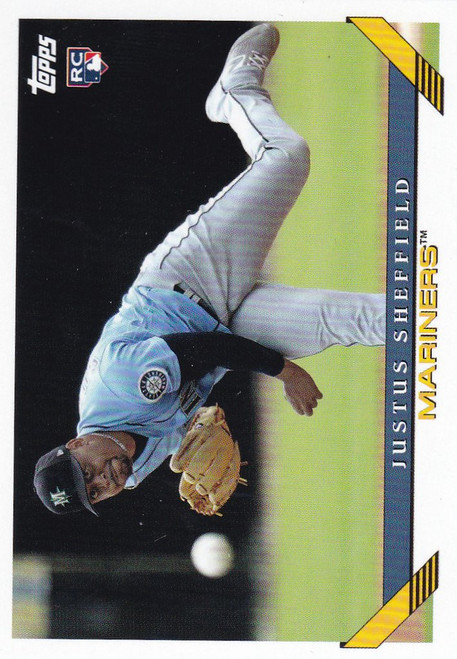 2019 Topps Archives Justus Sheffield RC #221 --  Mariners