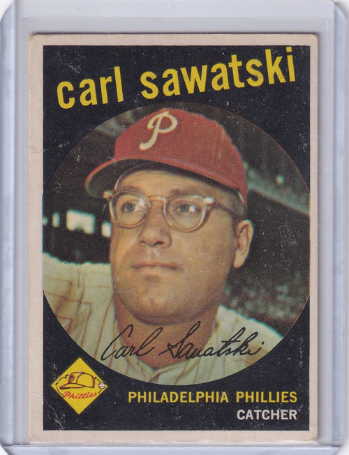 1959 Topps 56 Carl Sawatski - Philadelphia Phillies