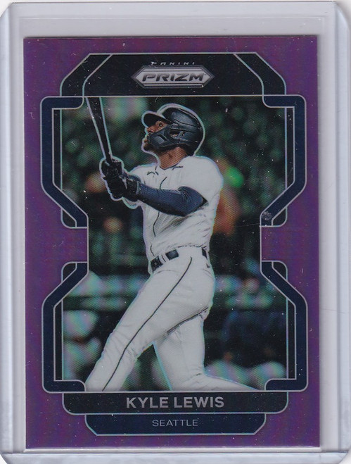 2022 Panini Prizm Purple #235 Kyle Lewis Seattle Mariners