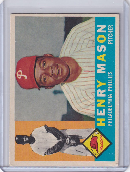 1960 Topps #331 Henry Mason - Philadelphia Phillies RC