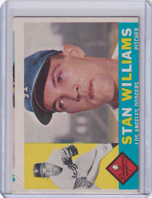 1960 Topps #278 Stan Williams - Los Angeles Dodgers