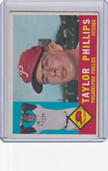 1960 Topps #211 Taylor Phillips - Philadelphia Phillies