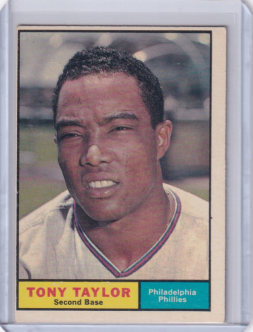 1961 Topps #411 Tony Taylor - Philadelphia Phillies