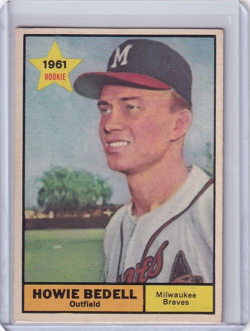 1961 Topps #353 Howie Bedell - Milwaukee Braves