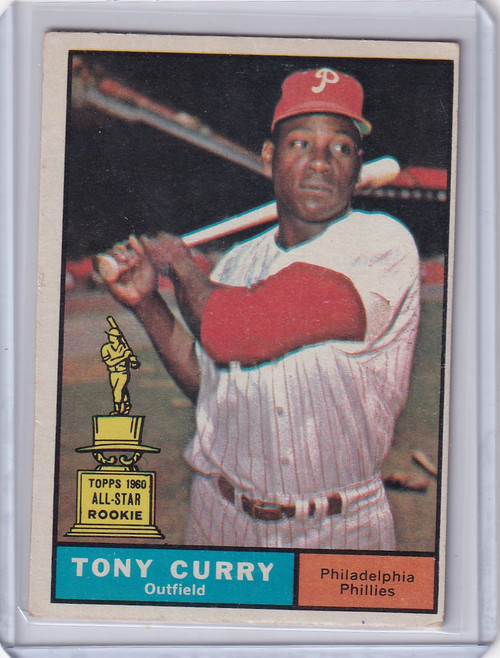 1961 Topps #262 Tony Curry - Philadelphia Phillies