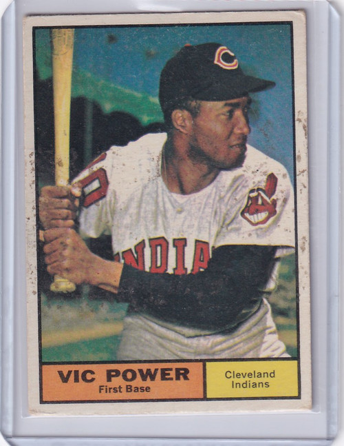 1961 Topps #255 Vic Power - Cleveland Indians