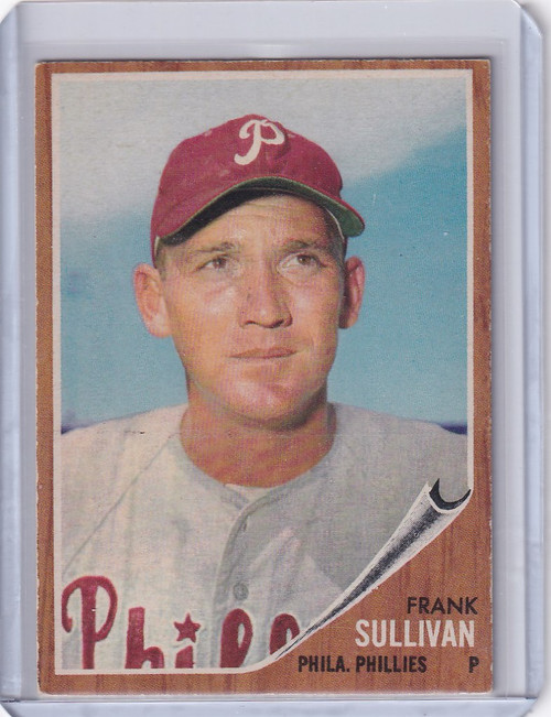 1962 Topps #352 Frank Sullivan - Philadelphia Phillies