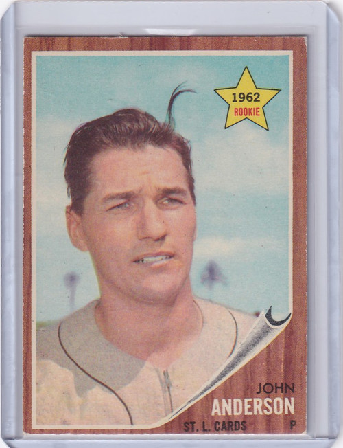 1962 Topps #266 John Anderson - St. Louis Cardinals RC