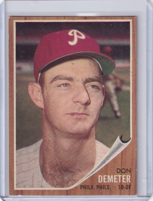1962 Topps #146 Don Demeter - Philadelphia Phillies