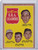 1962 Topps #56 1961 NL ERA Leaders Spahn/Otoole/Simmons/McCormick