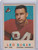 1959 Topps Football # 154 Leo Sugar RC - Chicago Cardinals