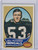 1970 Topps Football #16 Bill Peterson RC - Cincinnati Bengals