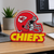 Kansas City Chiefs 3D Printed Logo Sign – Fan Wall Decor, Desk Display, Man Cave