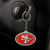 San Francisco 49ers Oval Logo Keychain – Fan Gift, Stocking Stuffer San Francisco 49ers Oval Logo Keychain – Fan Gift, Stocking Stuffer