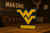 West Virginia Mountaineers Logo Sign | 3D Printed NCAA Football Desk & Wall Display