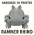 3D Printed Rammer Rhino Figure Mini – Articulated Animal