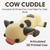 3D Printed Cow Cuddle Cow Figure