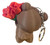Rose Bear Keychain | Cute Valentine Bear with Flowers Keychain Gift  Bag Charm