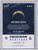 2021 PRETSIGE #GH-AG ANTONIO GATES GRIDIRON PATCH- LOS ANGELES CHARGERS