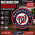 Washington Baseball Logo 3D Printed Desk Display Shelf Decor Man Cave Fan Gift