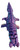 Articulated Purple Dino Dragon 3D Printed Flexible Fantasy Dinosaur Desk Toy