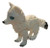 Articulated Arctic Fox 3D Printed Flexible Snow Fox Fantasy Desk Toy Collectible
